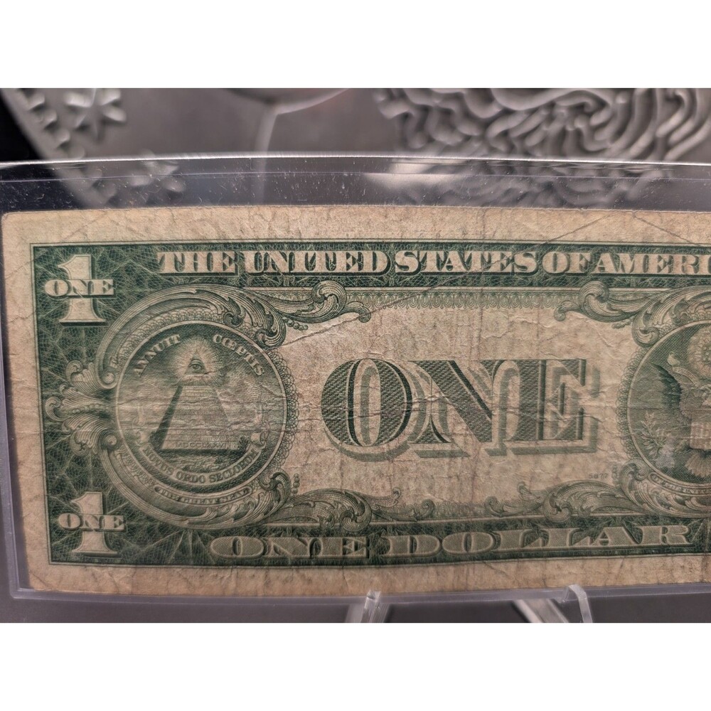 1935‑E $1 Silver Certificate • “Godless” Note • Q90335556G • UMM Finds - Picture 6 of 6